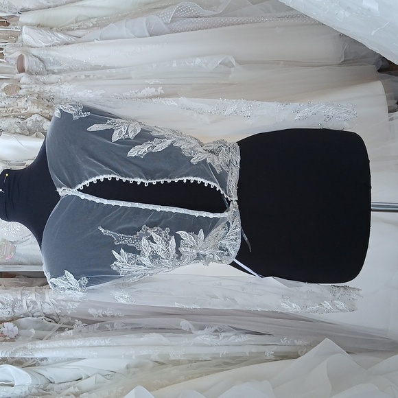 Long Sleeve Bridal Jacket - Picture 5 of 5